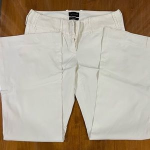 The Limited Drew Fit White Dress Pants